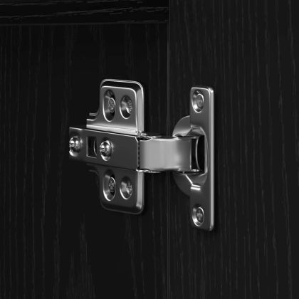 ТВ шкаф с чекмедже Черен дъб 200 x 25 x 44 см Инженерно дърво