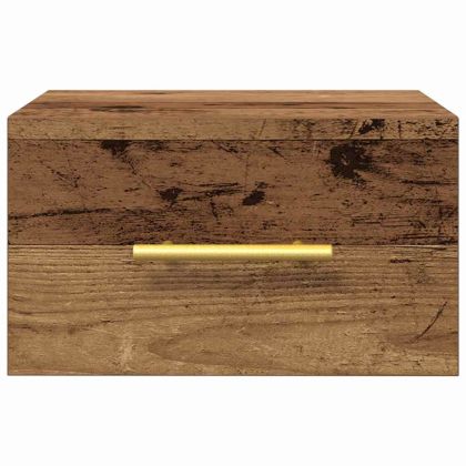 Нощен шкаф 2 pcs Старо дърво 35 x 35 x 20 см Инженерно дърво