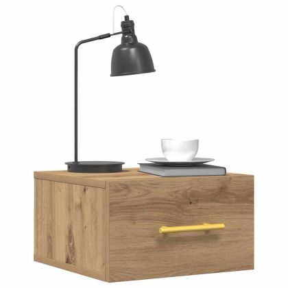 Нощен шкаф 2 pcs Дъб 35 x 35 x 20 см Инженерно дърво