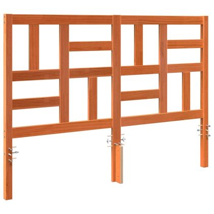 Главня за легло Кафяво с восъчно покритие 145,5 x 4 x 104 см