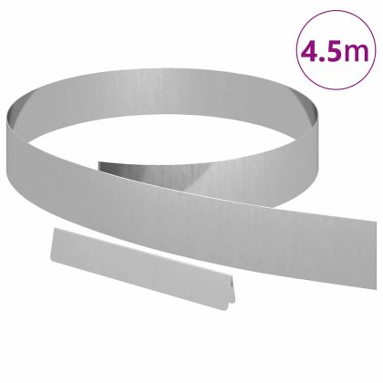 Ограда за трева Сребрист 450 x 0.05 x 15 см