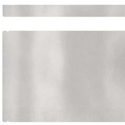 Ограда за трева Сребрист 450 x 0.05 x 15 см Неръждаема стомана