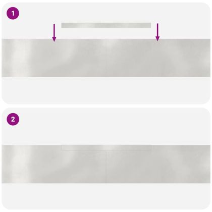 Ограда за трева 4 pcs Сребрист 450 x 0.05 x 15 см