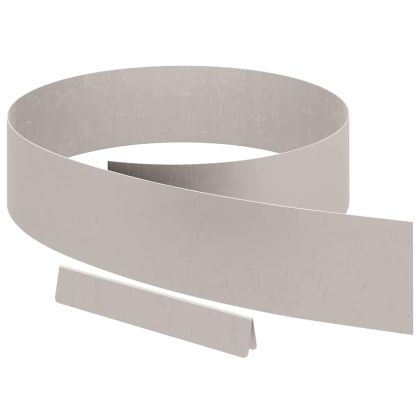 Ограда за трева 4 pcs Ръждясало 450 x 0.05 x 15 см