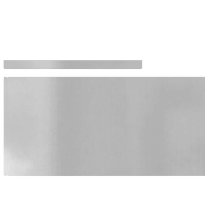 Ограда за трева 4 pcs Сребрист 450 x 0.05 x 15 см