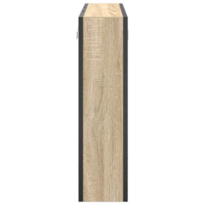 Шкаф с огледало Сонома дъб 60 x 16 x 60 см Инженерно дърво