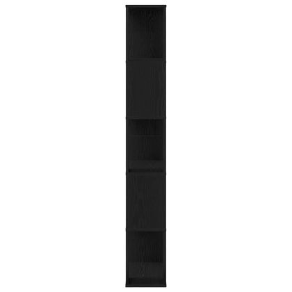 Книжар Черен дъб 45 x 23.5 x 162.5 см Инженерно дърво