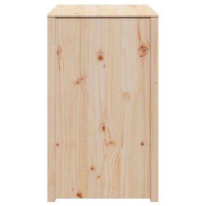 Кухненски шкаф Кафяв дъб 106 x 55 x 92 cm Солидно борово дърво