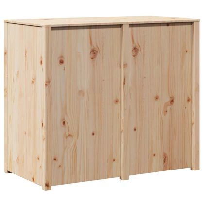 Кухненски шкаф Кафяв дъб 106 x 55 x 92 cm Солидно борово дърво