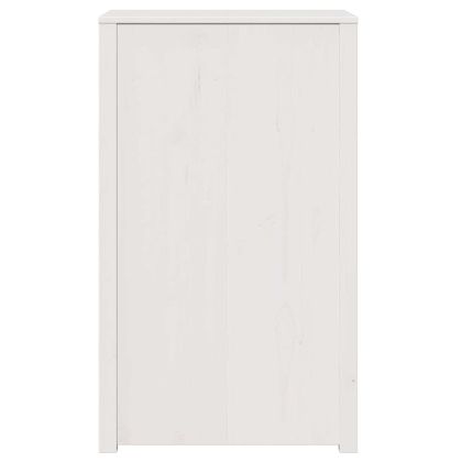 Кухненски шкаф с рафт Бяло 55 x 55 x 92 cm Солидно борово дърво