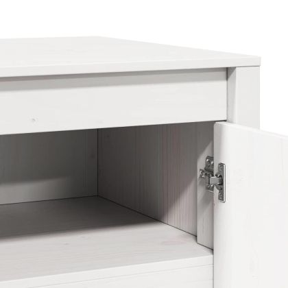 Кухненски шкаф Бяло 106 x 55 x 64 cm Масивна борова дървесина