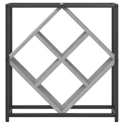 Винен рафт Сив Сонома 51 x 18 x 52,5 см Инженерно дърво