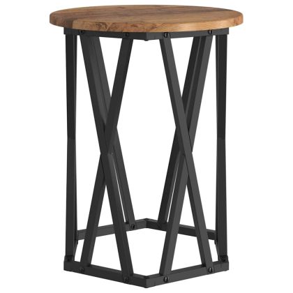 Масичка за кафе 2 pcs Старо дърво Инженерна дървесина и стомана