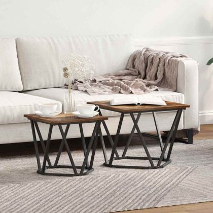 Комплект помощни маси 2 pcs Димян дъб