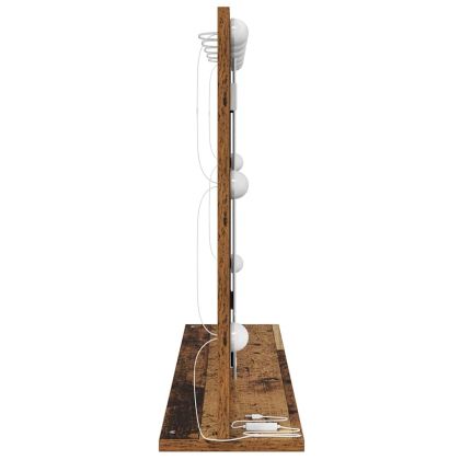 Огледало за грим с огледало Старо дърво 80 x 55 x 18 см