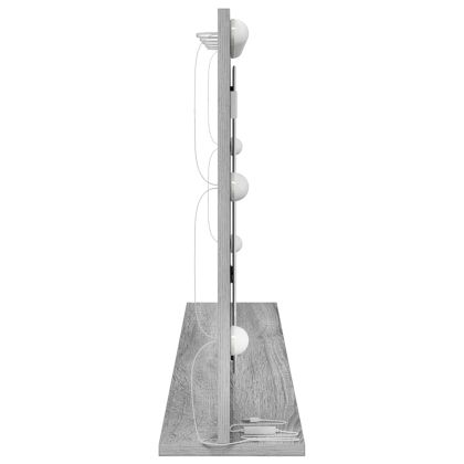 Огледало за грим с огледало Сив Сонома 100 x 55 x 18 см