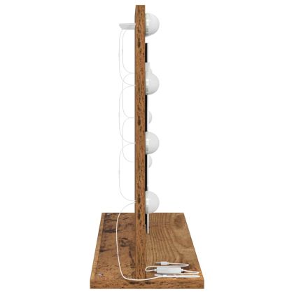 Огледало за грим с огледало Старо дърво 60 x 45 x 18 см