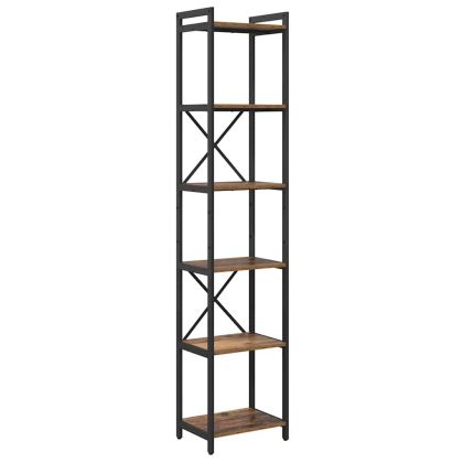 Рафт за книги Старо дърво 40 x 30 x 189,5 см Инженерно дърво