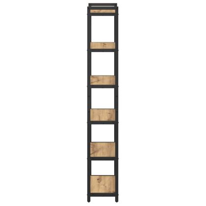 Рафт за книги Дъб 40 x 30 x 189,5 см Инженерно дърво