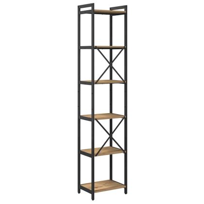 Рафт за книги Дъб 40 x 30 x 189,5 см Инженерно дърво