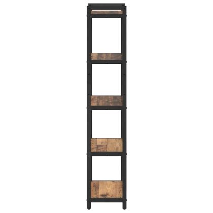 Рафт за книги Старо дърво 40 x 30 x 155 см Инженерно дърво