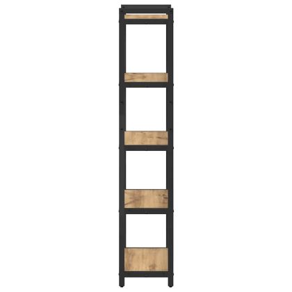 Рафт за книги Дъб 40 x 30 x 155 см Инженерно дърво