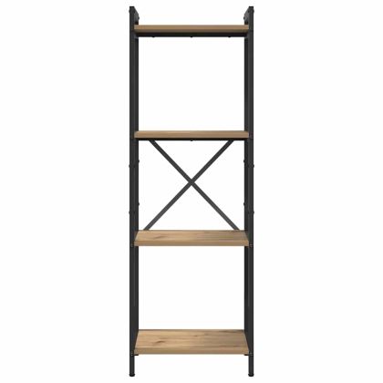 Рафт за книги Дъб 40 x 30 x 85 см Инженерно дърво