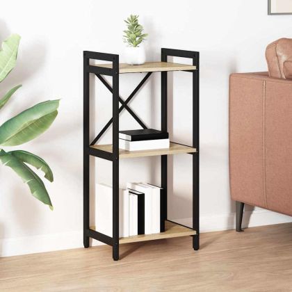 Рафт за книги Сонома дъб 40 x 30 x 85 см Инженерно дърво