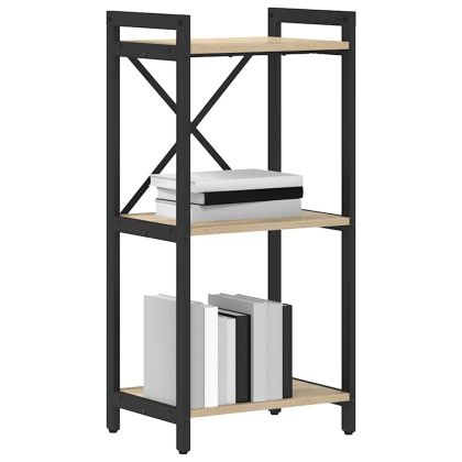 Рафт за книги Сонома дъб 40 x 30 x 85 см Инженерно дърво