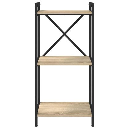 Рафт за книги Сонома дъб 40 x 30 x 85 см Инженерно дърво