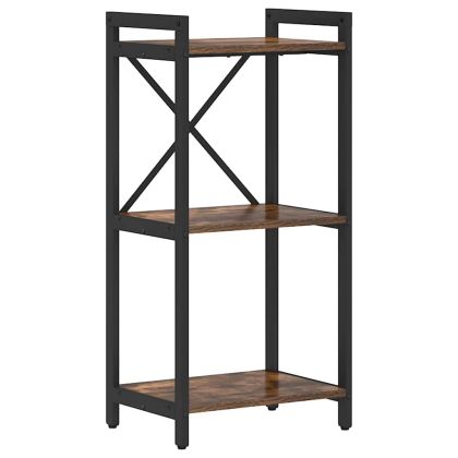 Рафт за книги Димян дъб 40 x 30 x 85 см Инженерно дърво