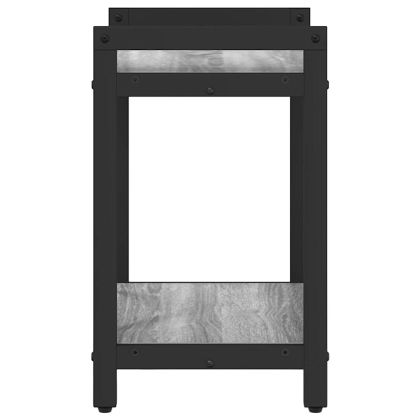 Рафт за книги Сив сонома 40 x 30 x 50 cm Инженерно дърво