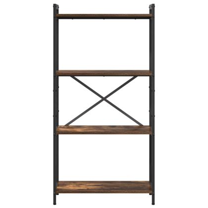 Рафт за книги Димян дъб 40 x 30 x 85 см Инженерно дърво