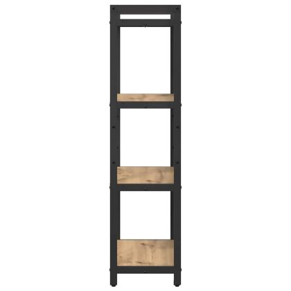 Рафт за книги Дъб 40 x 30 x 85 см Инженерно дърво