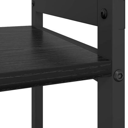 Рафт за книги Черния дъб 60 x 30 x 85 cm Инженерно дърво