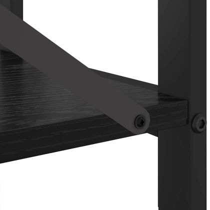 Рафт за книги Черния дъб 60 x 30 x 85 cm Инженерно дърво