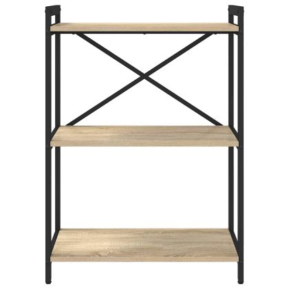 Рафт за книги Сонома дъб 60 x 30 x 85 cm Инженерно дърво