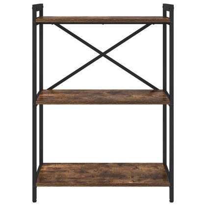 Рафт за книги Димян дъб 60 x 30 x 85 cm Инженерно дърво