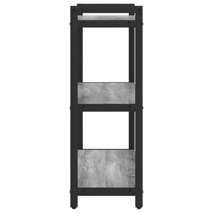 Рафт за книги Сив сонома 60 x 30 x 85 cm Инженерно дърво