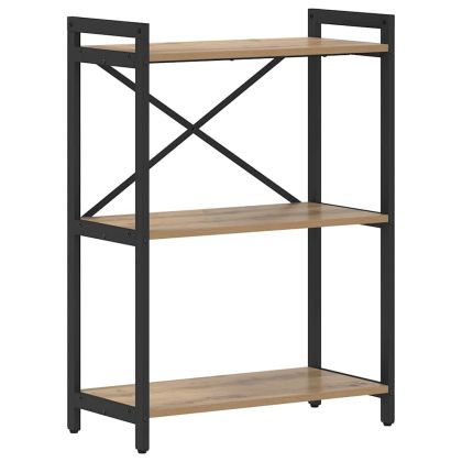 Рафт за книги Дъб 60 x 30 x 85 cm Инженерно дърво