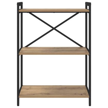 Рафт за книги Дъб 60 x 30 x 85 cm Инженерно дърво