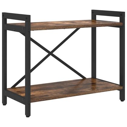 Рафт за книги Димян дъб 60 x 30 x 50 см Инженерно дърво