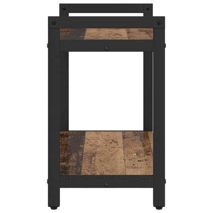 Рафт за книги Старо дърво 60 x 30 x 50 см Инженерно дърво