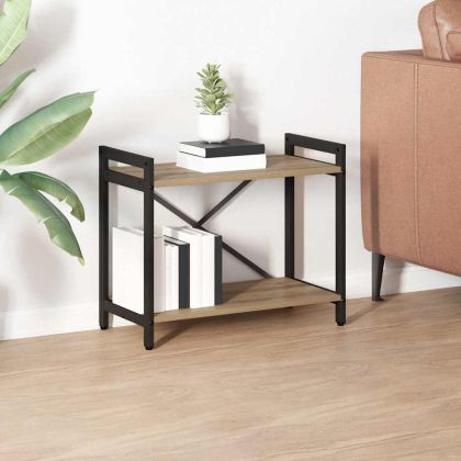 Рафт за книги Дъб 60 x 30 x 50 см Инженерно дърво