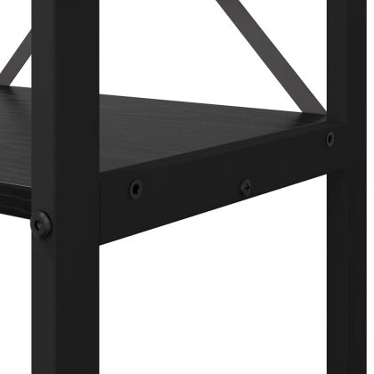 Рафт за книги Черния дъб 40 x 30 x 85 см Инженерно дърво