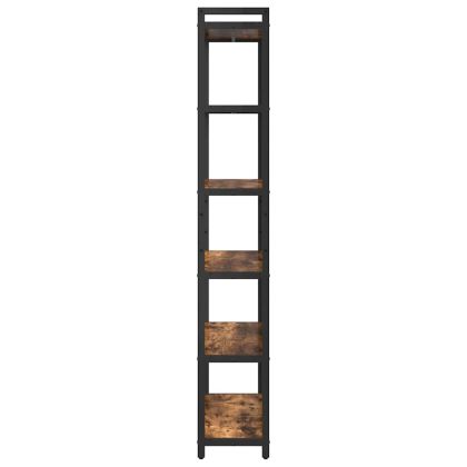 Рафт за книги Димян дъб 40 x 30 x 85 см Инженерно дърво