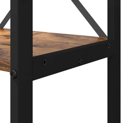 Рафт за книги Димян дъб 80 x 30 x 155 см Инженерно дърво