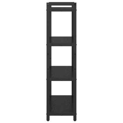 Рафт за книги Черния дъб 80 x 30 x 120 см Инженерно дърво