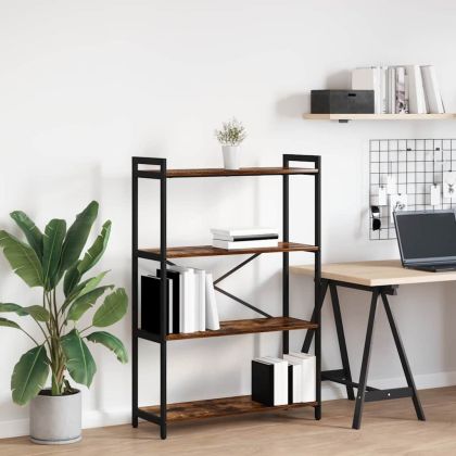 Рафт за книги Димян дъб 80 x 30 x 120 см Инженерно дърво