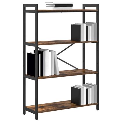 Рафт за книги Димян дъб 80 x 30 x 120 см Инженерно дърво